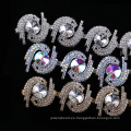 Crystal Cup Rhinestone apliques de recorte para nupcial Crystal Sash Wedding Belt